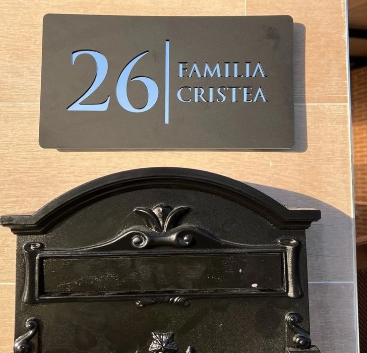 Placuta Personalita Număr si Nume stradă