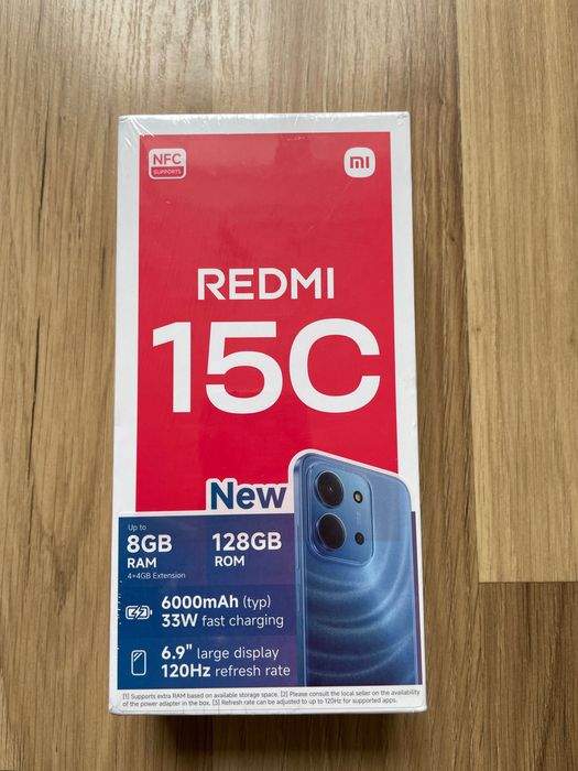 Xiaomi Redmi 15C – 128GB / 4GB RAM – Чисто нов с 24 месеца гаранция