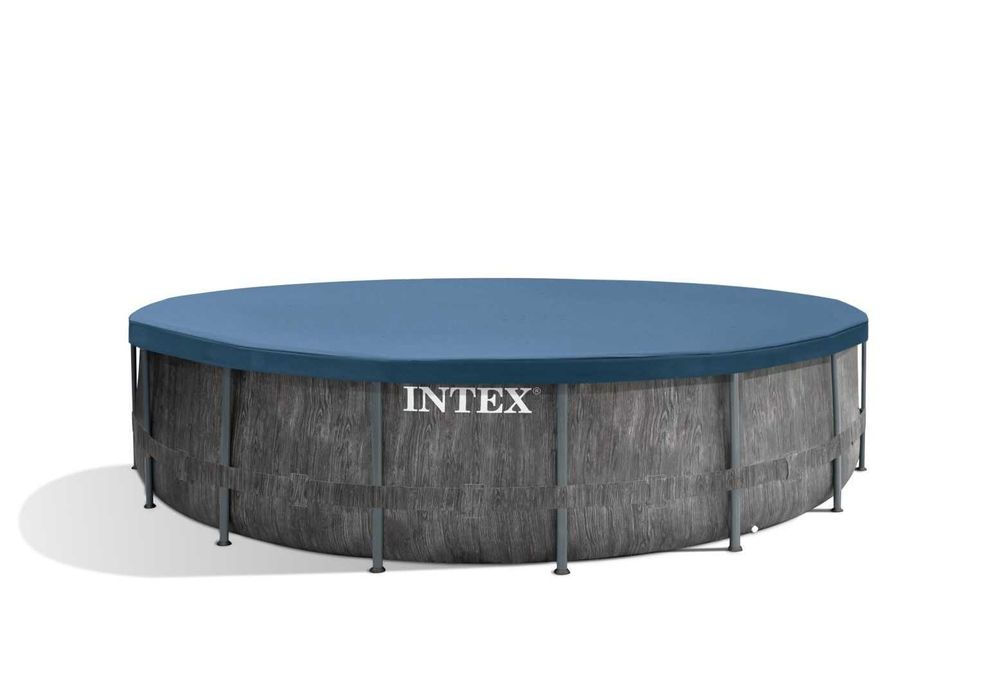 Нов! Басейн 457х122см - метална конструкция - Intex
