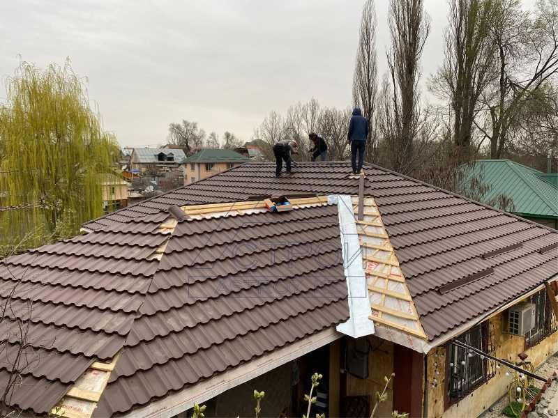 Монтаж кровли в Алматы | Металлочерепицы | Установка - Кровельные ...