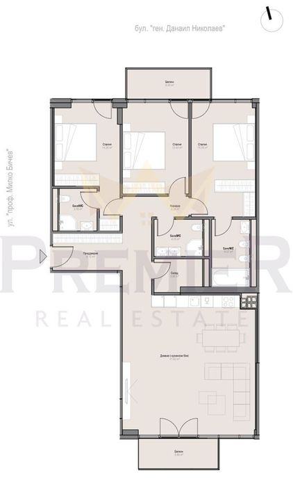 Продава се Четиристаен апартамент в София, Оборище - 184 кв.м за 3696 €/кв.м - Снимка #1