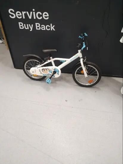 Bicicletă Inuit 100 16" alb copii 105 - 120 - (SecondHand) Decathlon