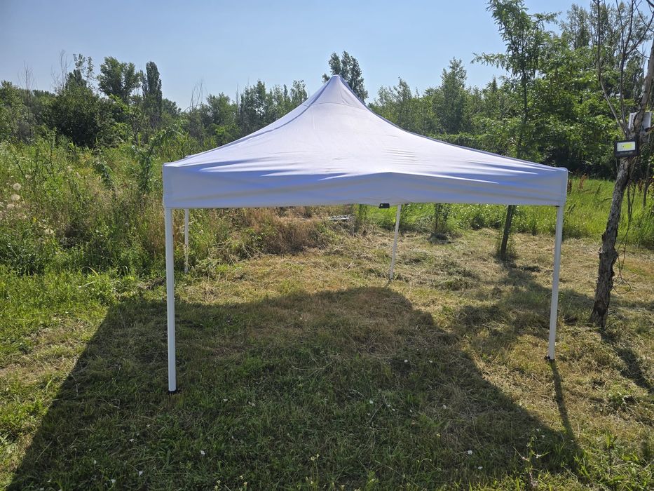 Cort pavilion pliabil Profesional cadrul hexagon 3x3