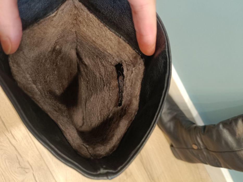 Сапоги натуральная кожа