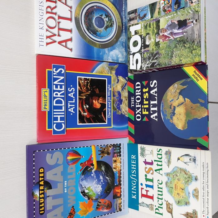 Детски англо-английски речници и атласи