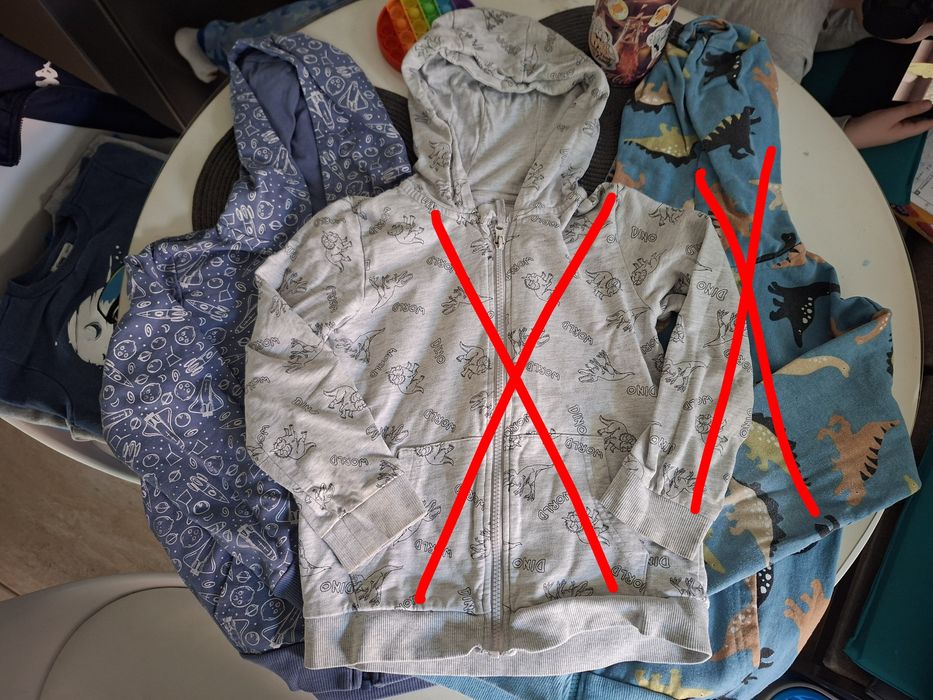 Hanorace/bluze sport baieti, lot 128