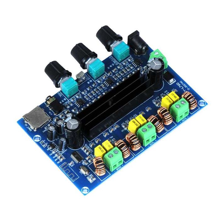 Усилитель 2,1 (2*60Вт + 100Вт) Bluetooth 5,0 /AUX /TF /эквалайзер