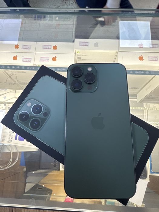 Айфон 13 про макс 128 89% зеленый идеал