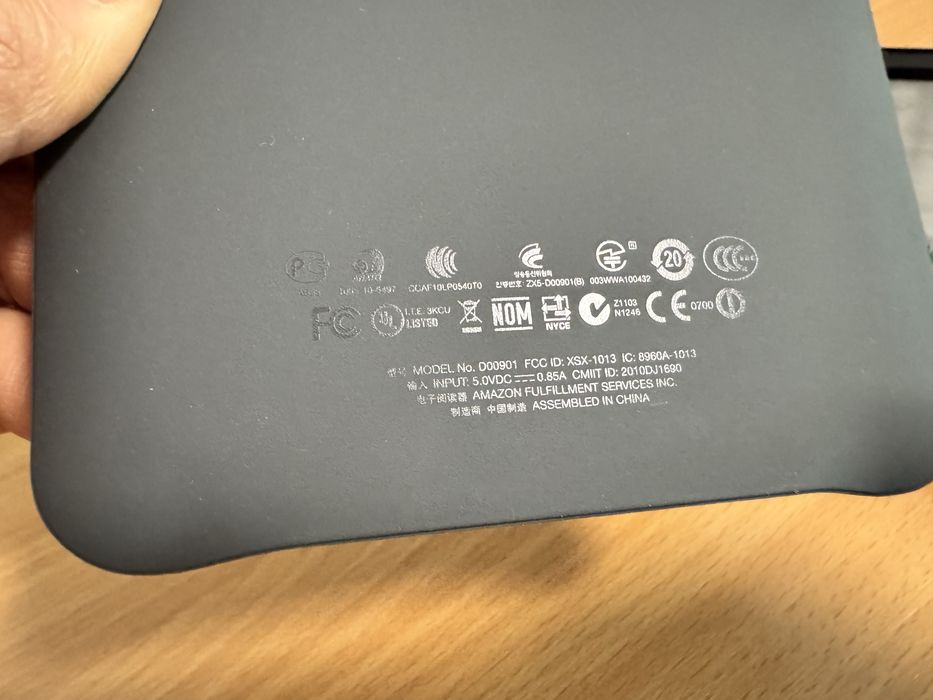 Kindle gen 5 - model D00901