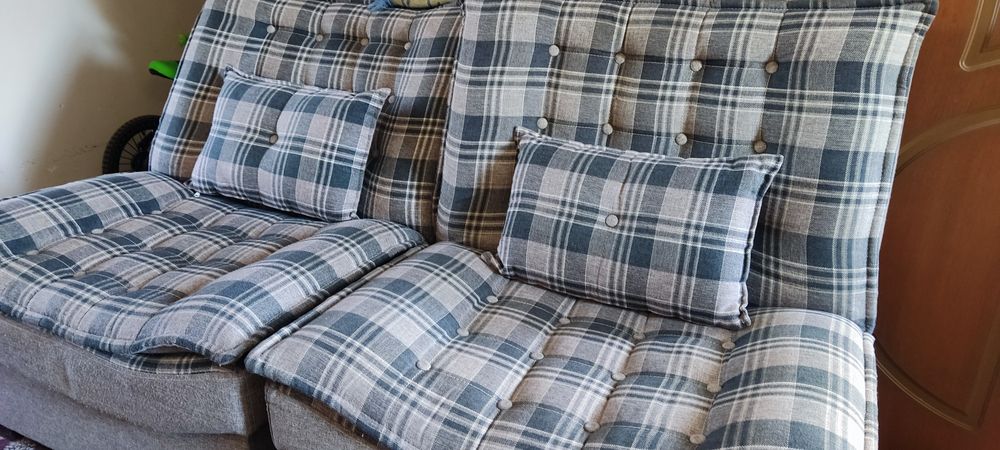 Деван мебель серый