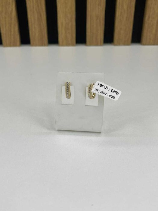 Cercei Aur 14 K / 2.46 Grame / Factura / Garantie #57314
