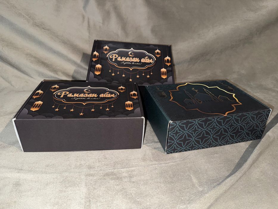 3 коробки картон