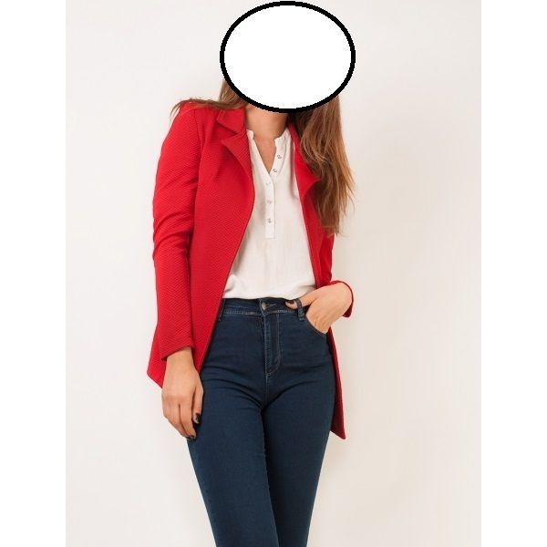 Sacou rosu dama nou cu eticheta marime m