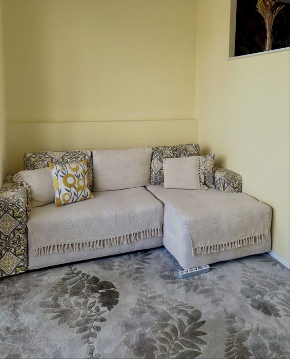 Диван раздвижной, рогожка