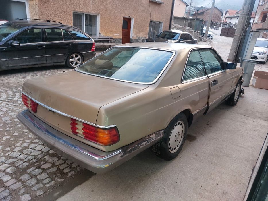 Mercedes 560 SEC на части