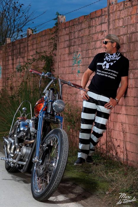 pantaloni  moto  grosi  in  dungi