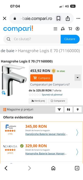 Baterie  Hansgrohe