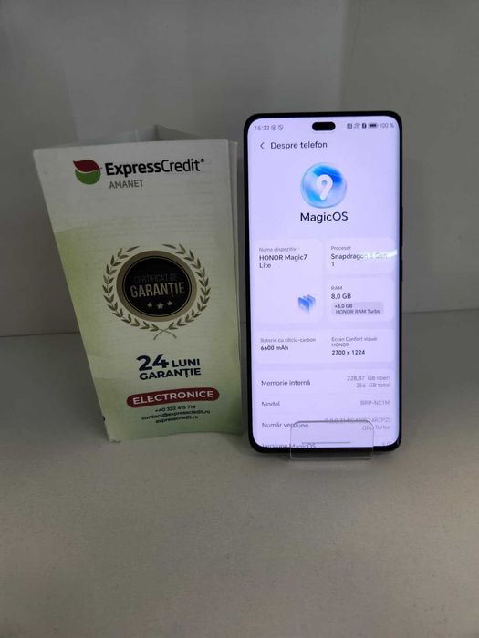 Honor Magic 7 LIte 8/256 Ag20 Dancu B74276  Garantie 2 Ani!