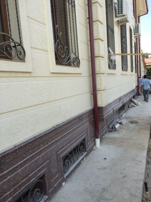 Fasad ishlari,Travertin,marmarino  qilamiz.granit korka kabanchik kafe