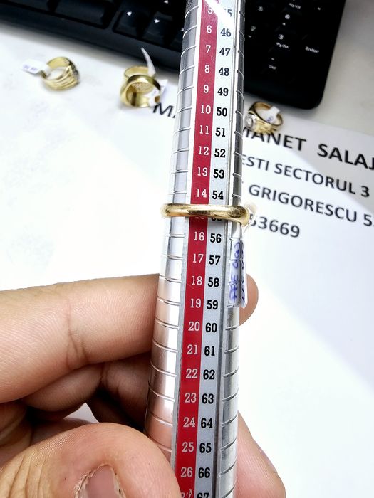 Vand inel dama din aur 14 k 4.05 g cod 377