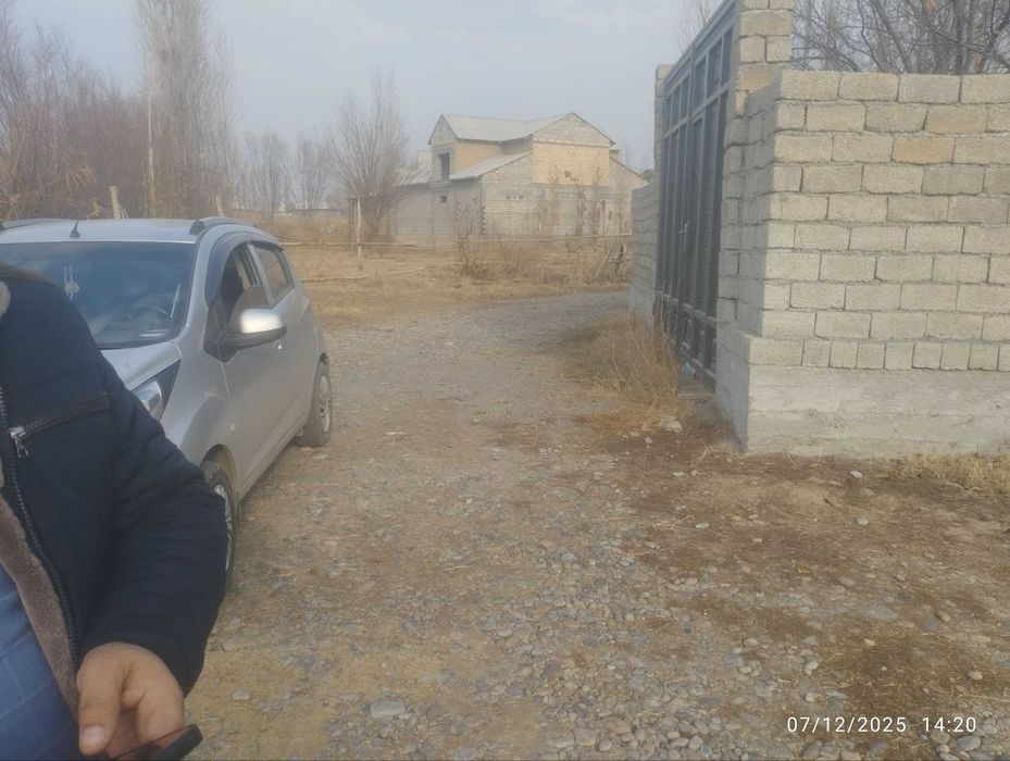 Янгийўл тумани Тинчликда 12 соток уй сотилади М39 гача 1 километр