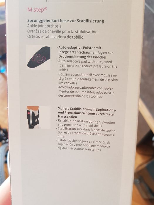 Шина за глезен,нова.