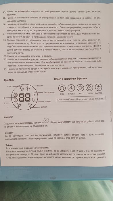НОВО Вентилатор без перки - нов модел ПРОМОЦИЯ