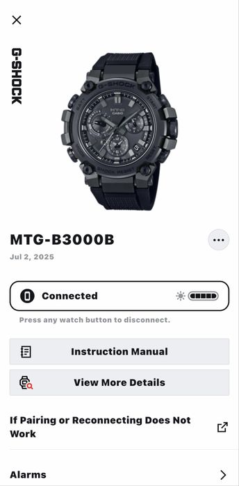 Casio G-Shock MTG B3000 B
