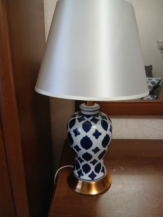 настольная лампа керамическая