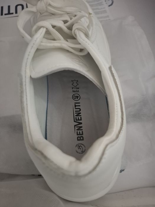Adidasi Albi inalti Benvenutti