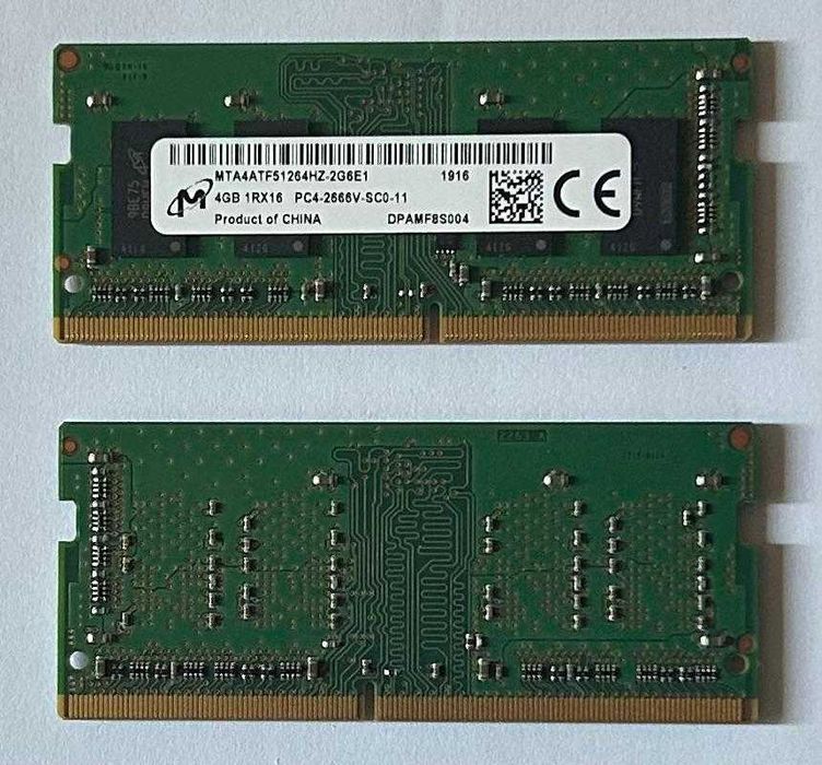 RAM Micron 8GB (2x4) DDR4-2666 CL19 SODIMM (Laptop)