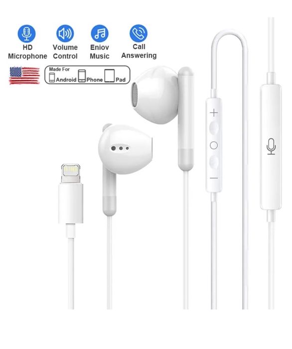 Pachet Complet Accesorii Incarcator Cablu Casti Compatibile Iphone