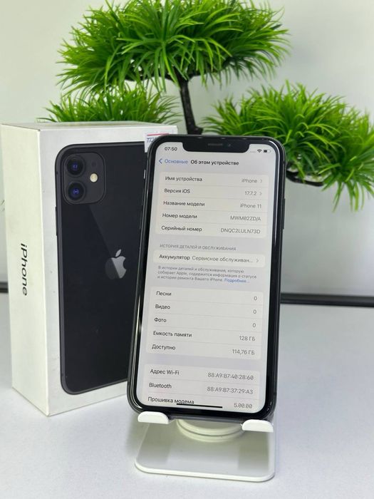 iPhone 11 / Akb 78%  ОЗУ: 6 GB SSD: 64gb