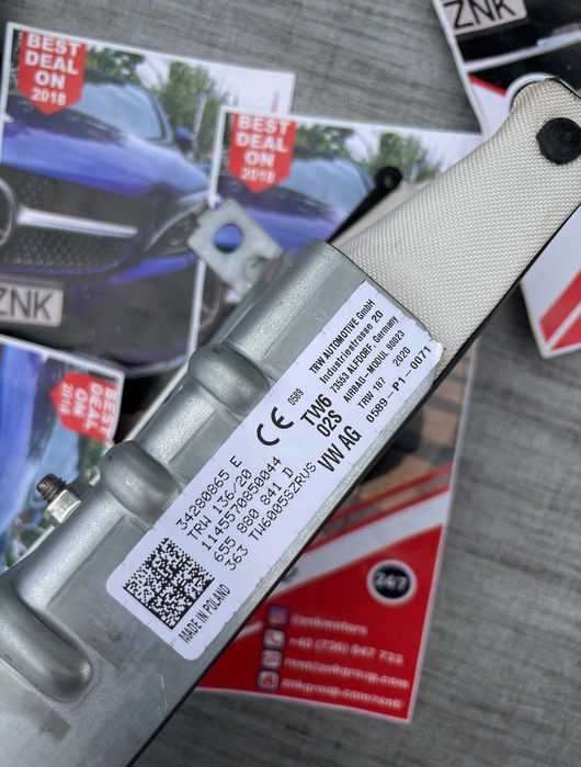 Skoda Scala kit airbag volan pasager genunchi  plansa bord - centuri