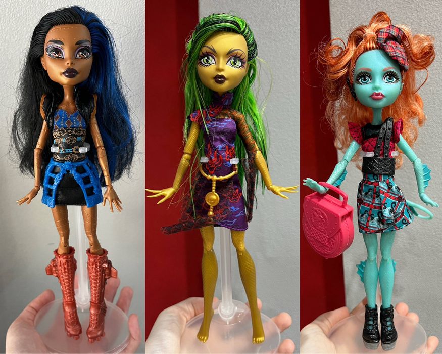 куклы монстер хай Робекка Джинафаер Лорна monster high
