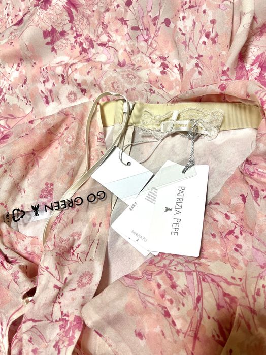 Patrizia Pepe нови оригинални гащеризон S, дълга розова рокля М размер