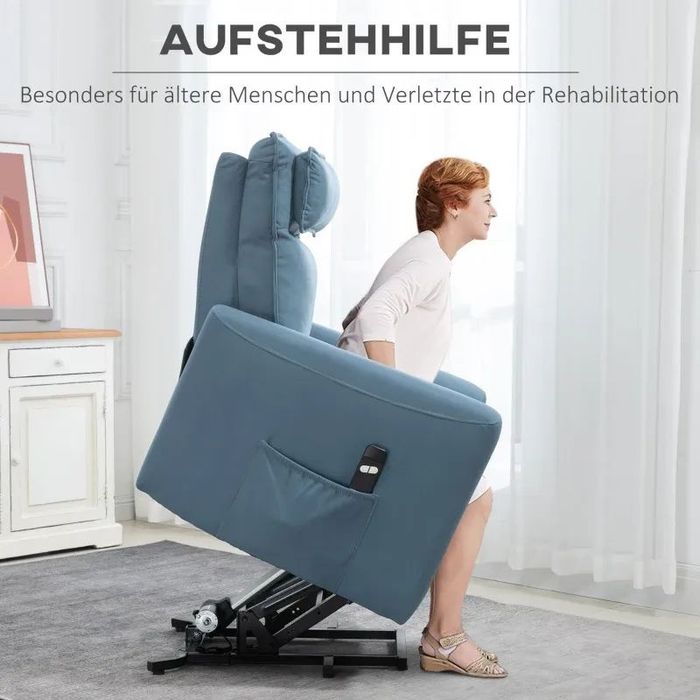 HOMCOM Фотьойл с функция за изправяне