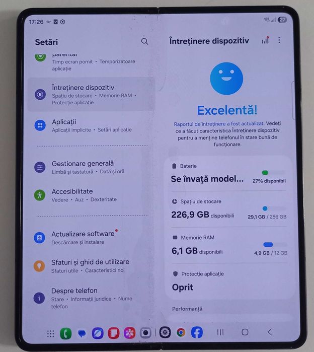 Telefon Samsung Z4 fold 256Gb, 12gb RAM, stare foarte bună.