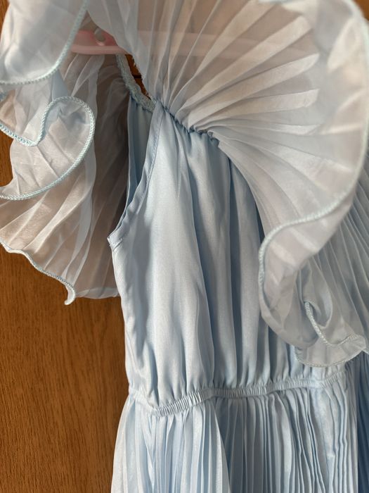 Синя официална рокля