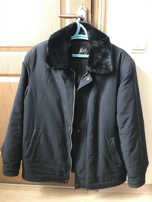 Мужская куртка бу со съемным меховым подкладом