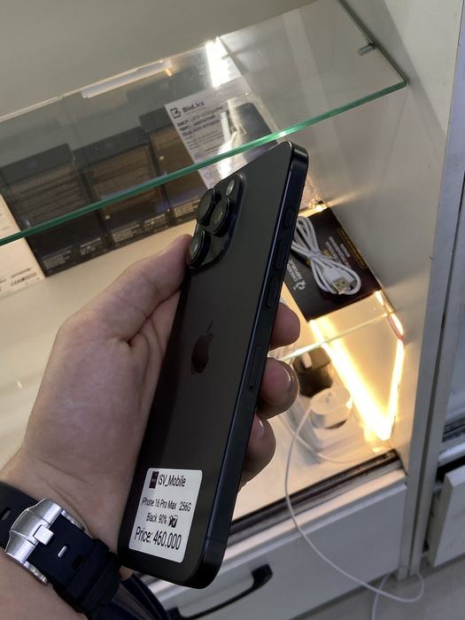 iPhone 16 pro max 256G 90% Black