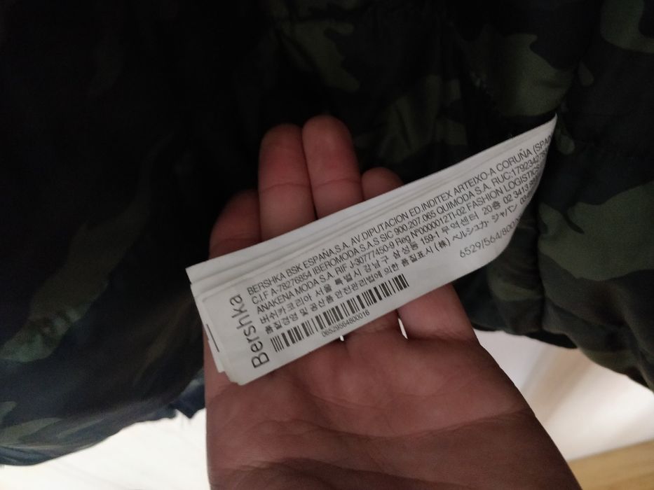 Geaca iarna parka barbati Bershka