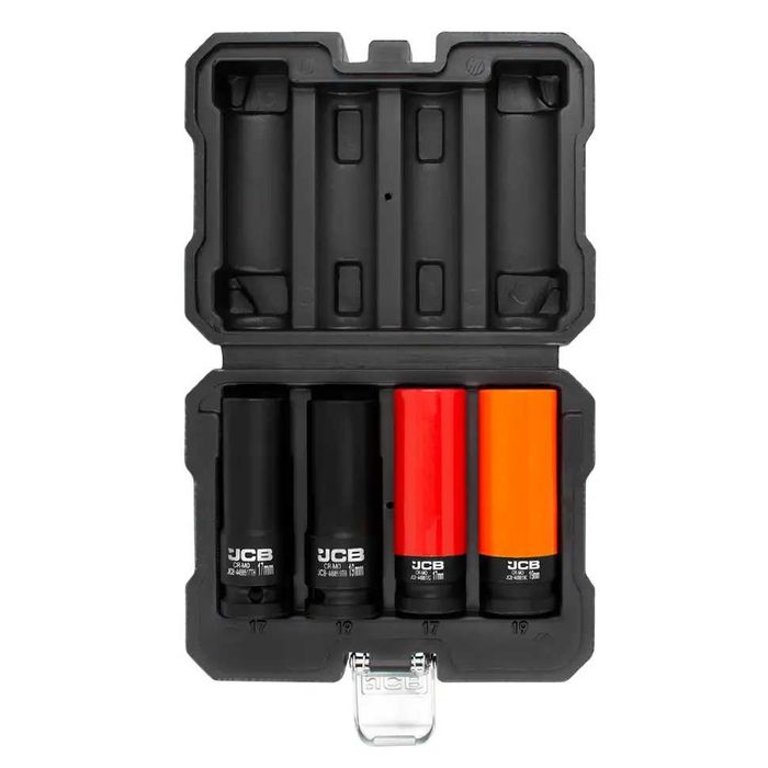 Професионален комплект ударни вложки 1/2″ 4бр JCB