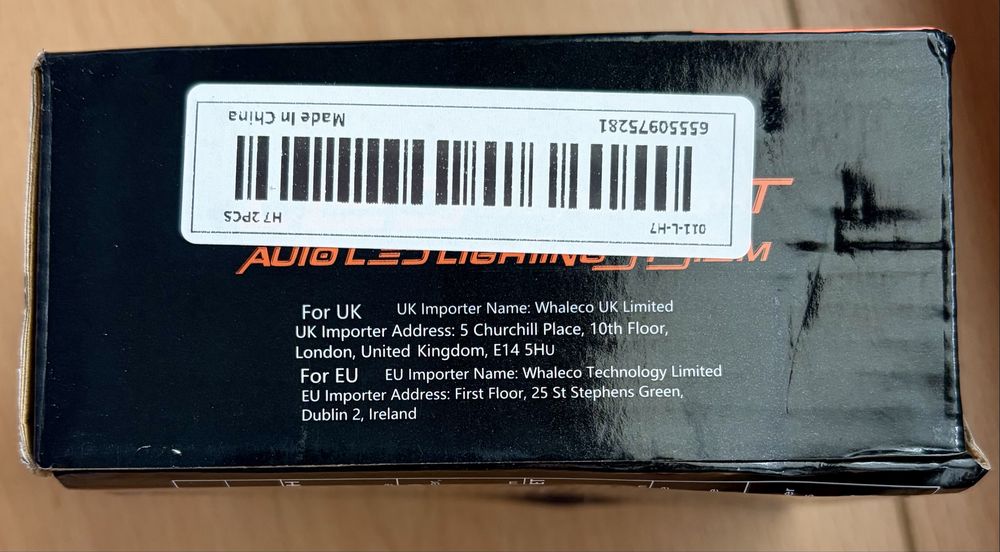 LED крушки H7 12V 6500K
