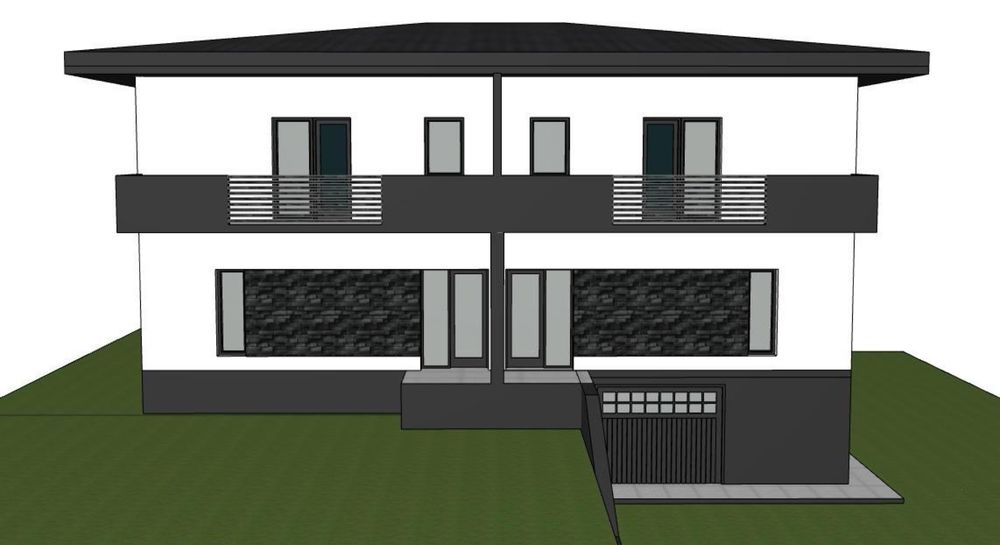 Duplex modern în Rediu2025 – construcție la gri  400mp/teren pt fiecare casa