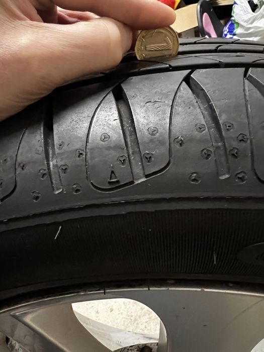 Джанти 16 6.5J 5х114.3 с летни гуми 205/55/16 Мазда