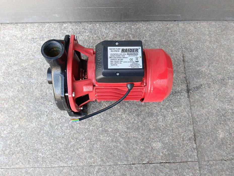 Помпа водна 750W/850W - 1" 96L/min RD-CPM158 / 120L/min RD-WP158