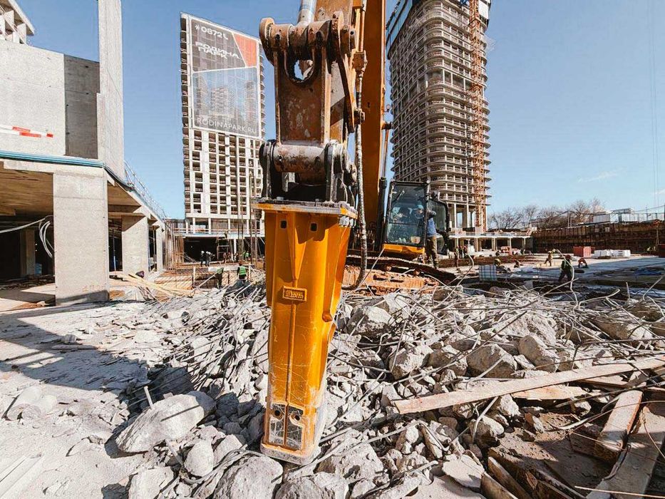 Гидромолот Delta FX-35S для экскаваторов 25–35 т