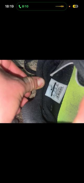 Fekete nike foci cipő