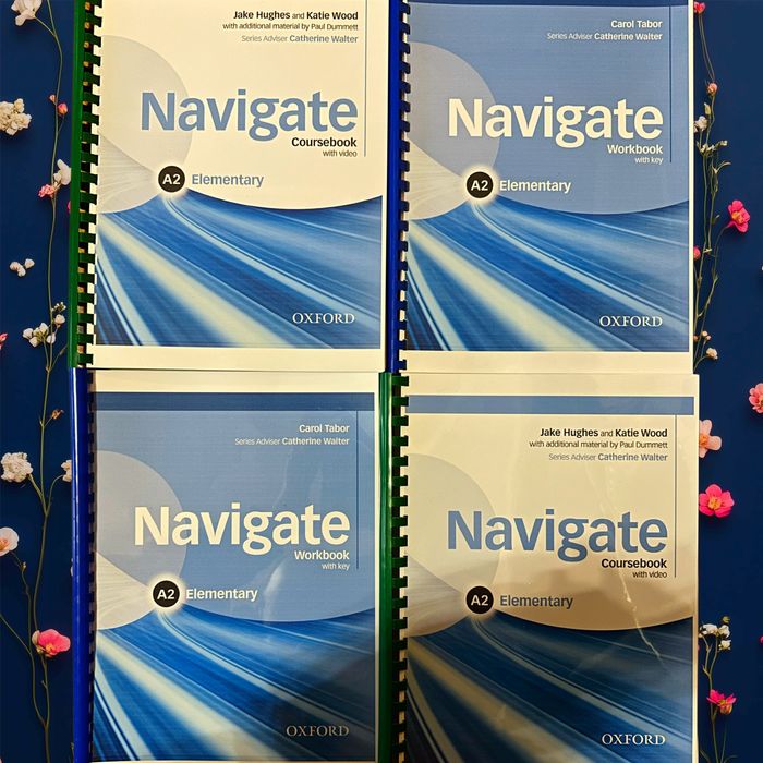 Navigate pre-intermediate ekementary coursebook workbook книги